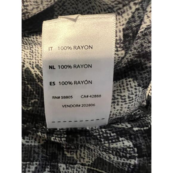 Oak HIll Hawaiian Gray Floral Print Shirt Men's Size 4XLT Big & Tall NWT - Picture 4 of 6